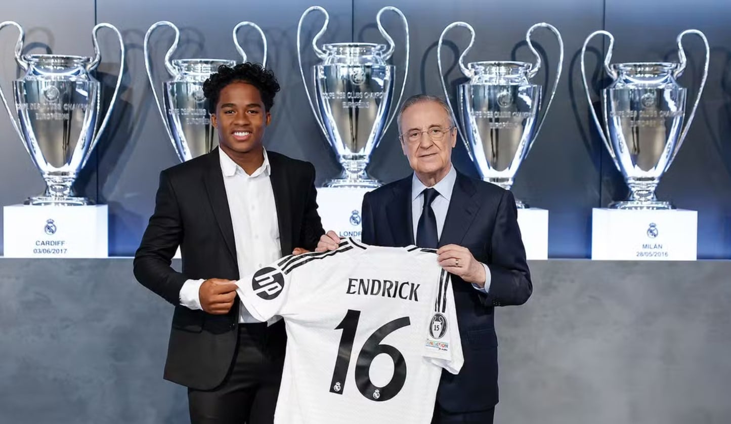 Entenda a “maldição” que Endrick enfrentará ao chegar no Real Madrid