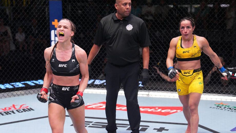 Brasileira que 'enlouqueceu' Dana White 'se vinga', deixa rival com olho roxo e estreia no UFC com vitória