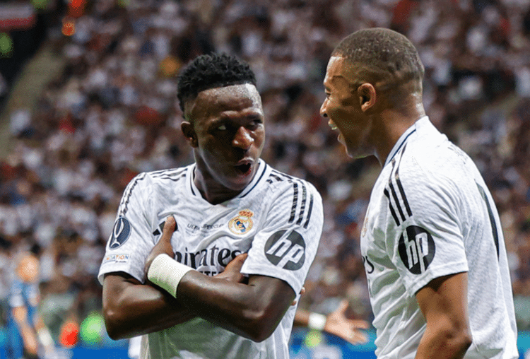 “Vini Jr. já bola de ouro”, brasileiro brilha na Supercopa da UEFA