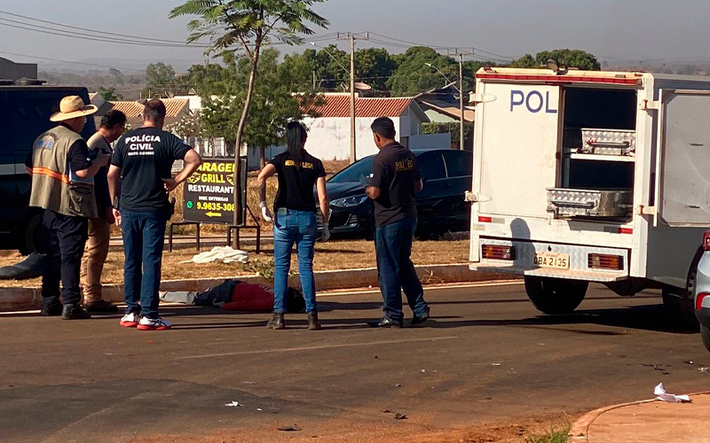 Rondonópolis: Homem morre ao atravessar canteiro de moto na W11 e ser atingido por carro