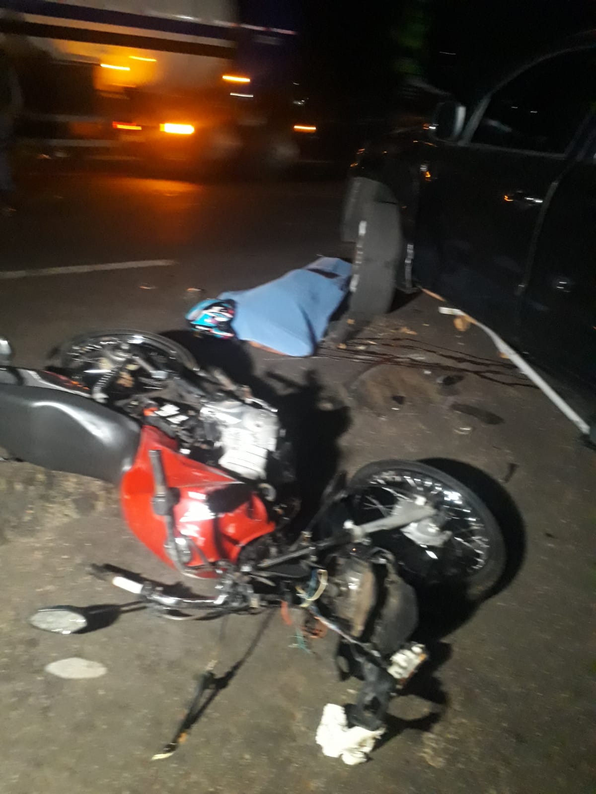 Jovem motociclista morre em colisão com carro no Anel Viário de Rondonópolis