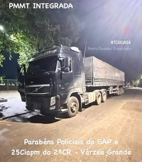 Polícia Militar realiza grande operação e resgata motoristas feitos reféns em Rondonópolis