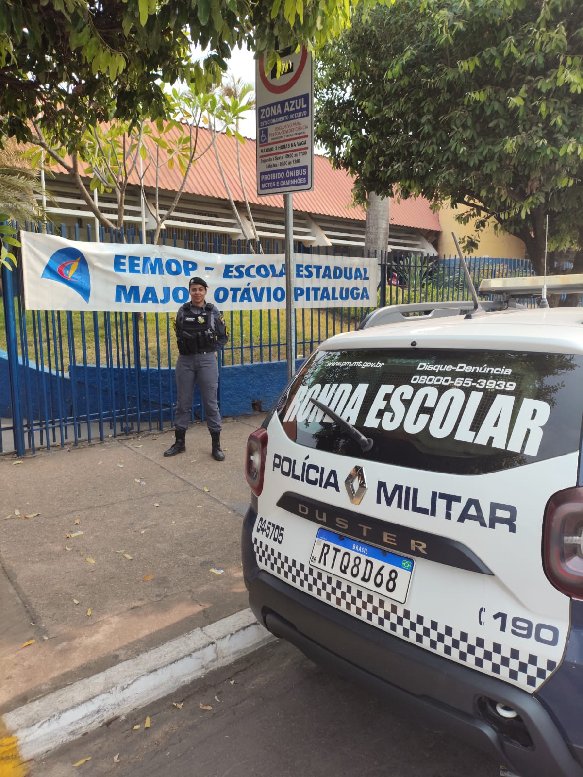 CAER visita escolas de Rondonópolis e reforça ações de segurança