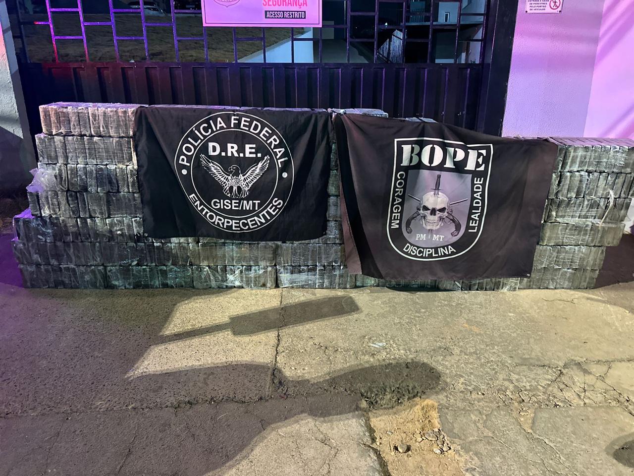 Bope e Polícia Federal apreendem 483 quilos de cocaína e causam prejuízo de R$ 53 milhões ao crime organizado