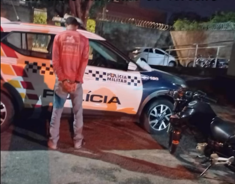 Motociclista desobedece ordem de parada, e sendo preso por direção perigosa em Rondonópolis