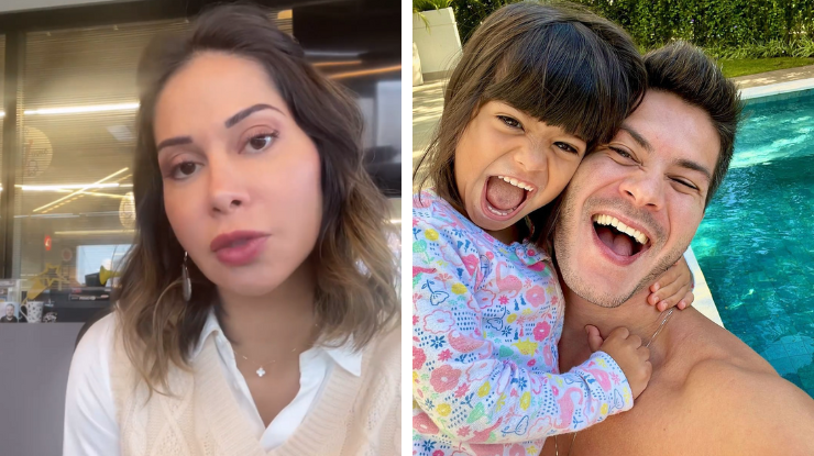 Maíra Cardi revela motivo de Arthur Aguiar não ser convidado para festa da filha