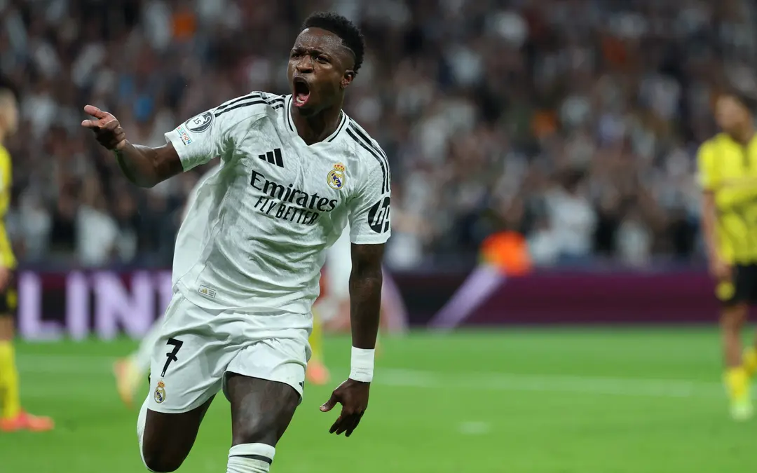 Vini Jr. tem atuação de Bola de Ouro e Real Madrid vence de virada na Champions