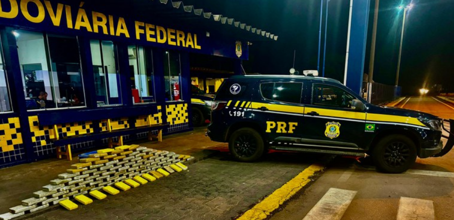 Motorista é preso transportando mais de 100 kg de drogas em Rondonópolis