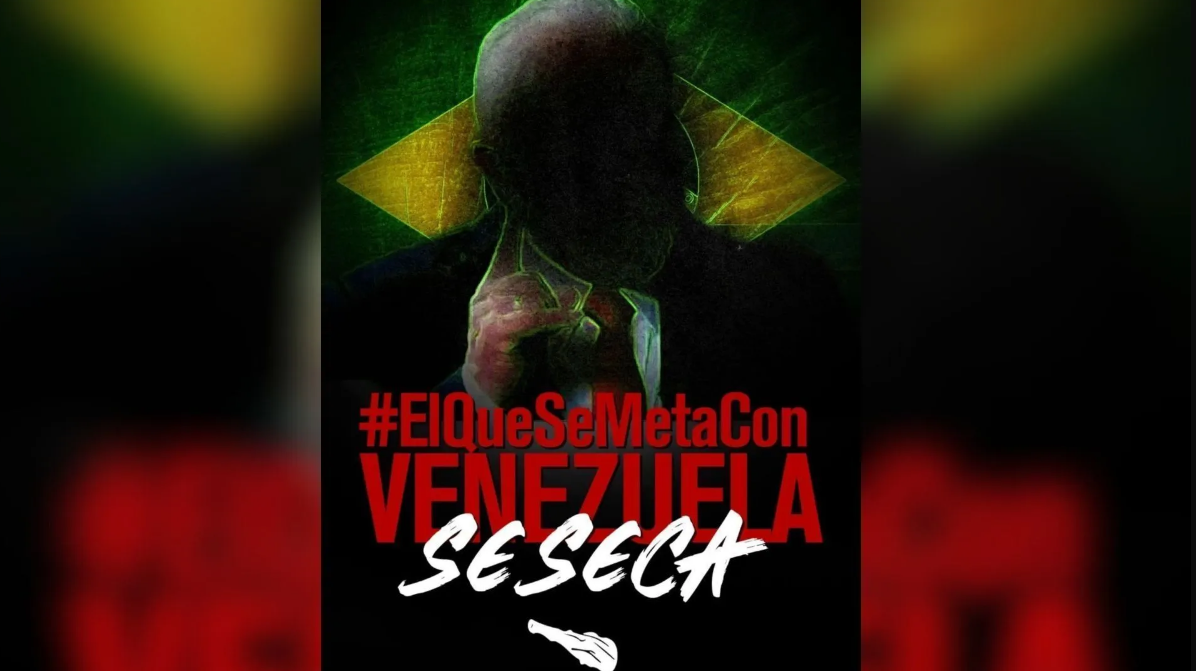 Polícia da Venezuela ameaça Brasil em postagem com imagem de Lula