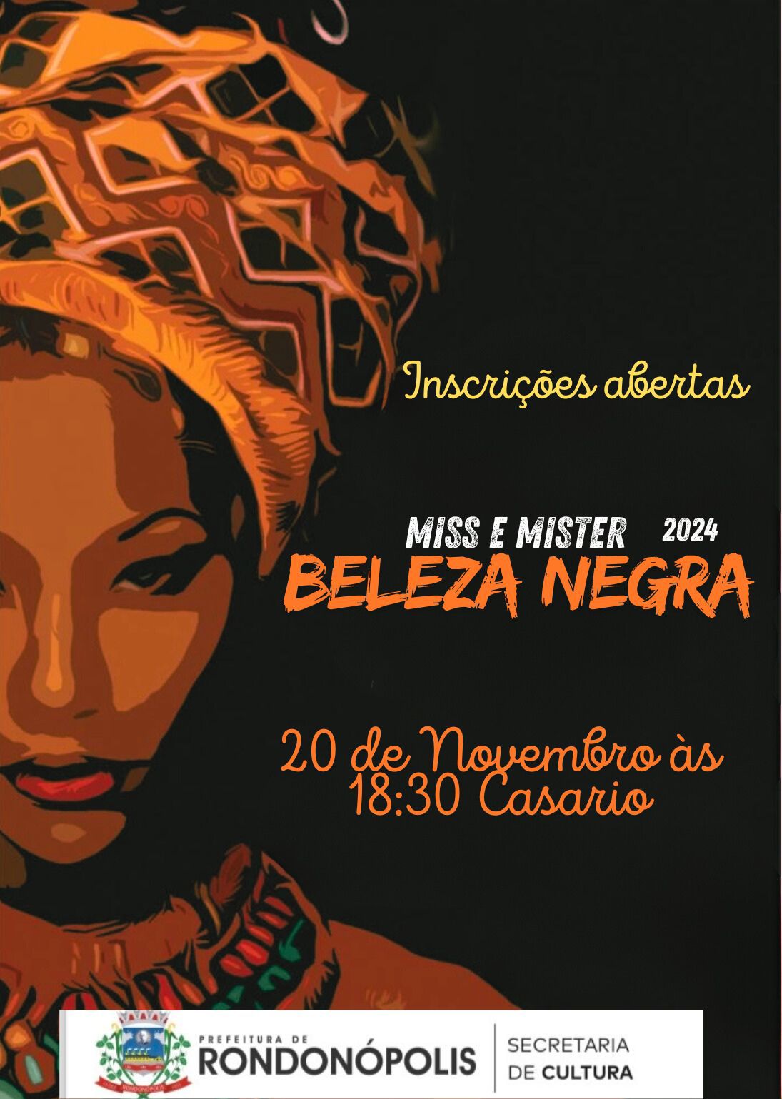 Rondonópolis | Inscrições para a 16ª edição de Miss e Mister Beleza Negra encerram nesta sexta