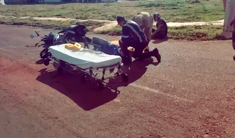 Rondonópolis | Acidente entre carro e moto deixa feridos
