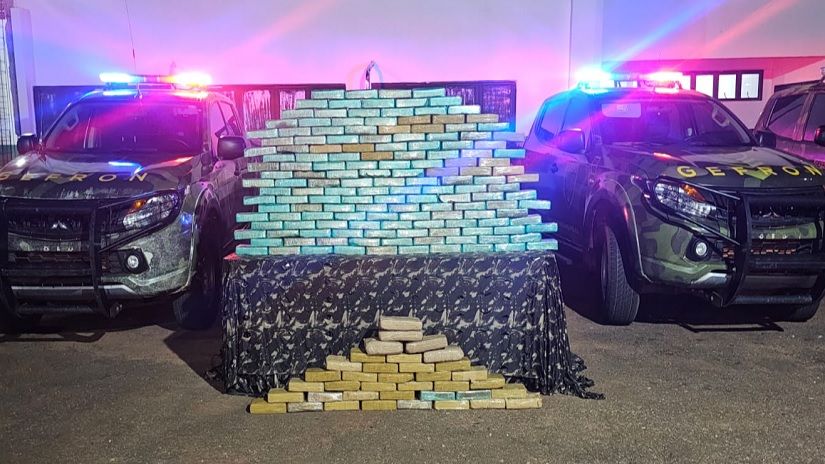 Gefron apreende 190 tabletes de entorpecentes avaliados em R$ 3,3 milhões