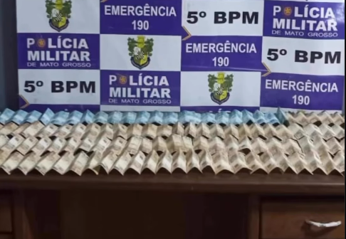 Polícia Militar apreende adolescente com R$ 12.950,00 em operação contra o tráfico em Rondonópolis