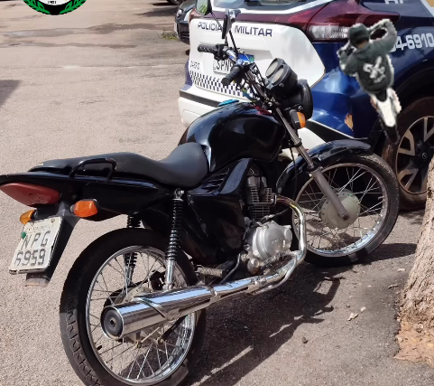 Motociclista abandona veículo e foge após perseguição policial em Rondonópolis