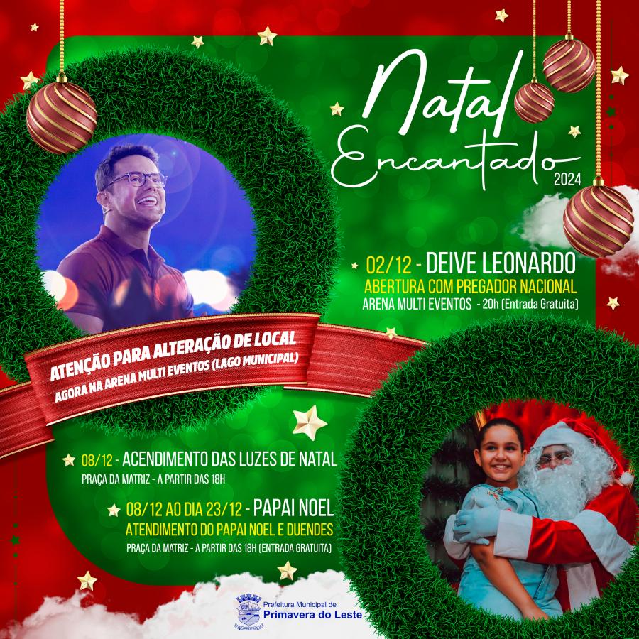 Primavera do Leste | Abertura do Natal Encantado acontece na próxima segunda-feira (2)