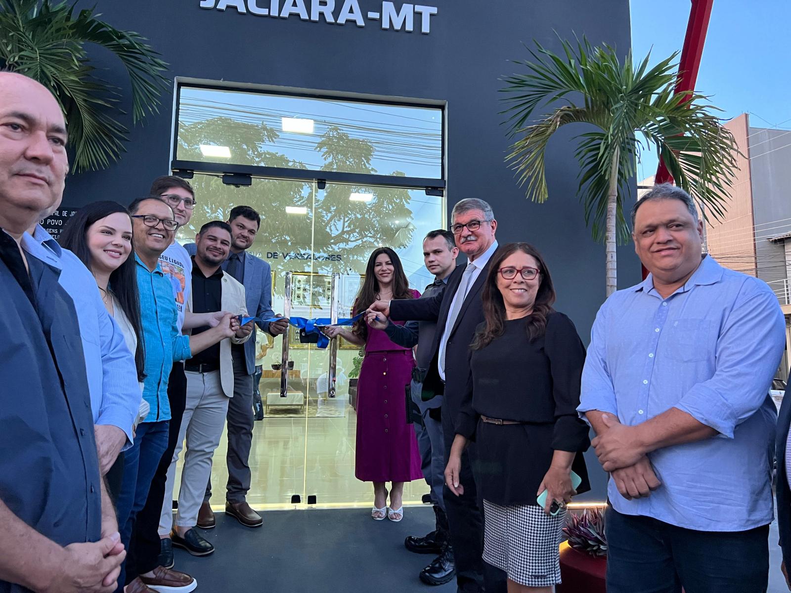 Jaciara | Câmara Municipal inaugura obra do Anexo III Jozias Melo de Almeida