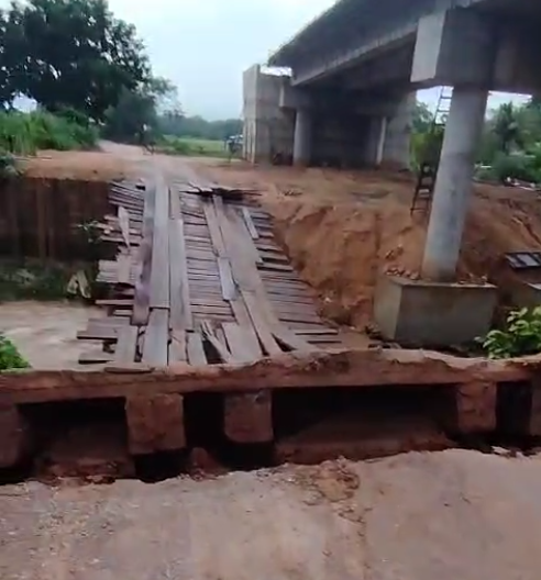 Paranatinga | Moradores clamam por solução urgente para ponte precária
