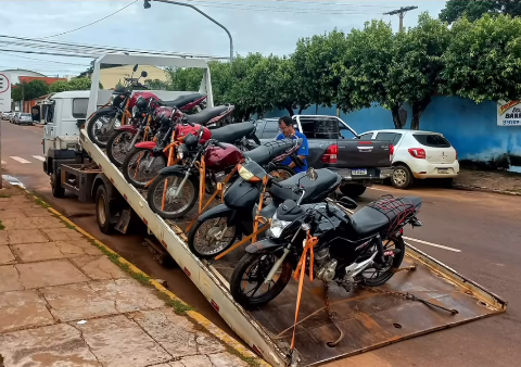 Polícia Militar apreende seis motocicletas em nova ação da Operação Tolerância Zero
