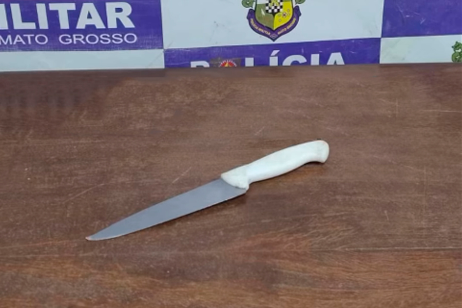 Homem é preso após ameaçar ex-companheira com faca em Rondonópolis